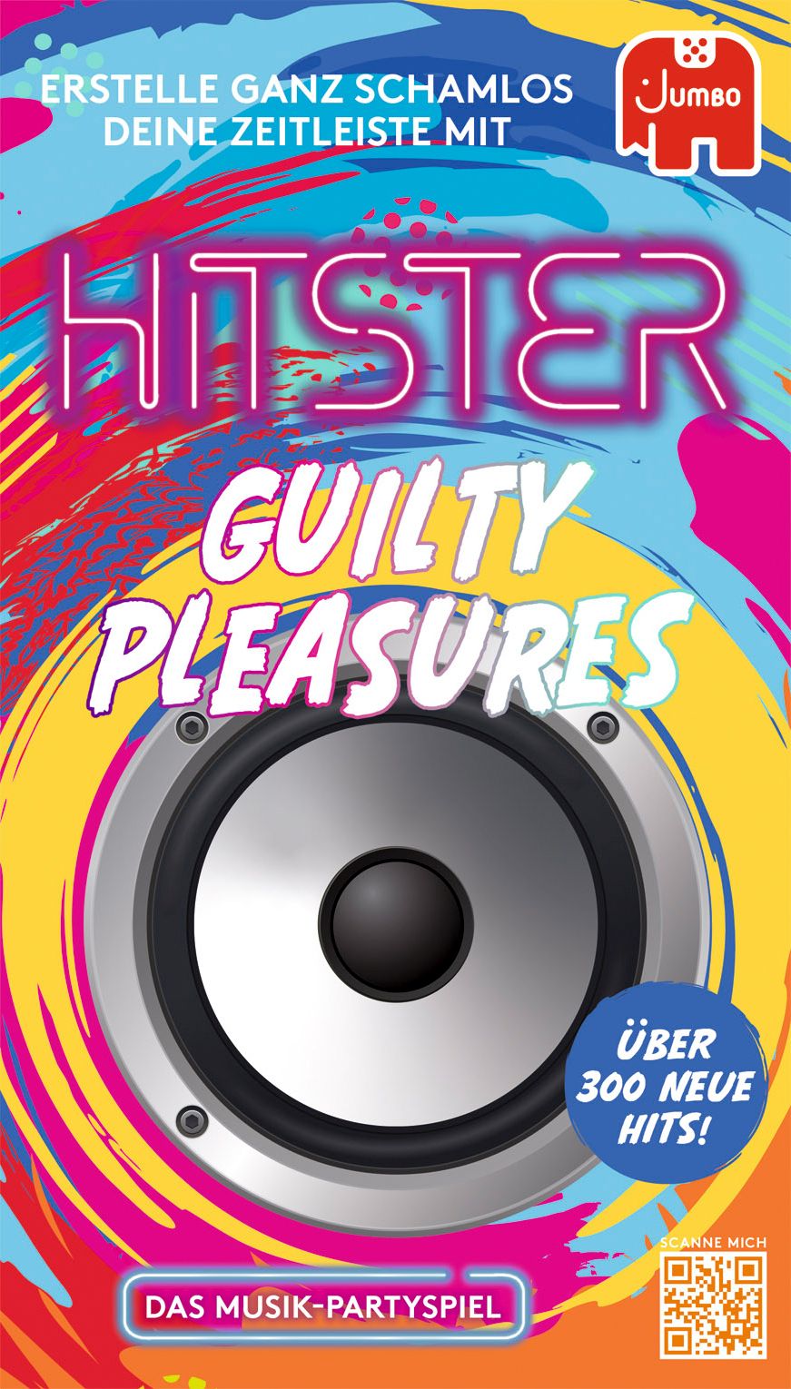 Hitster Guilty Pleasure Elektronik, Sprecher, Elektronik, Sprecher, Elektronik, Sprecher, Plakat