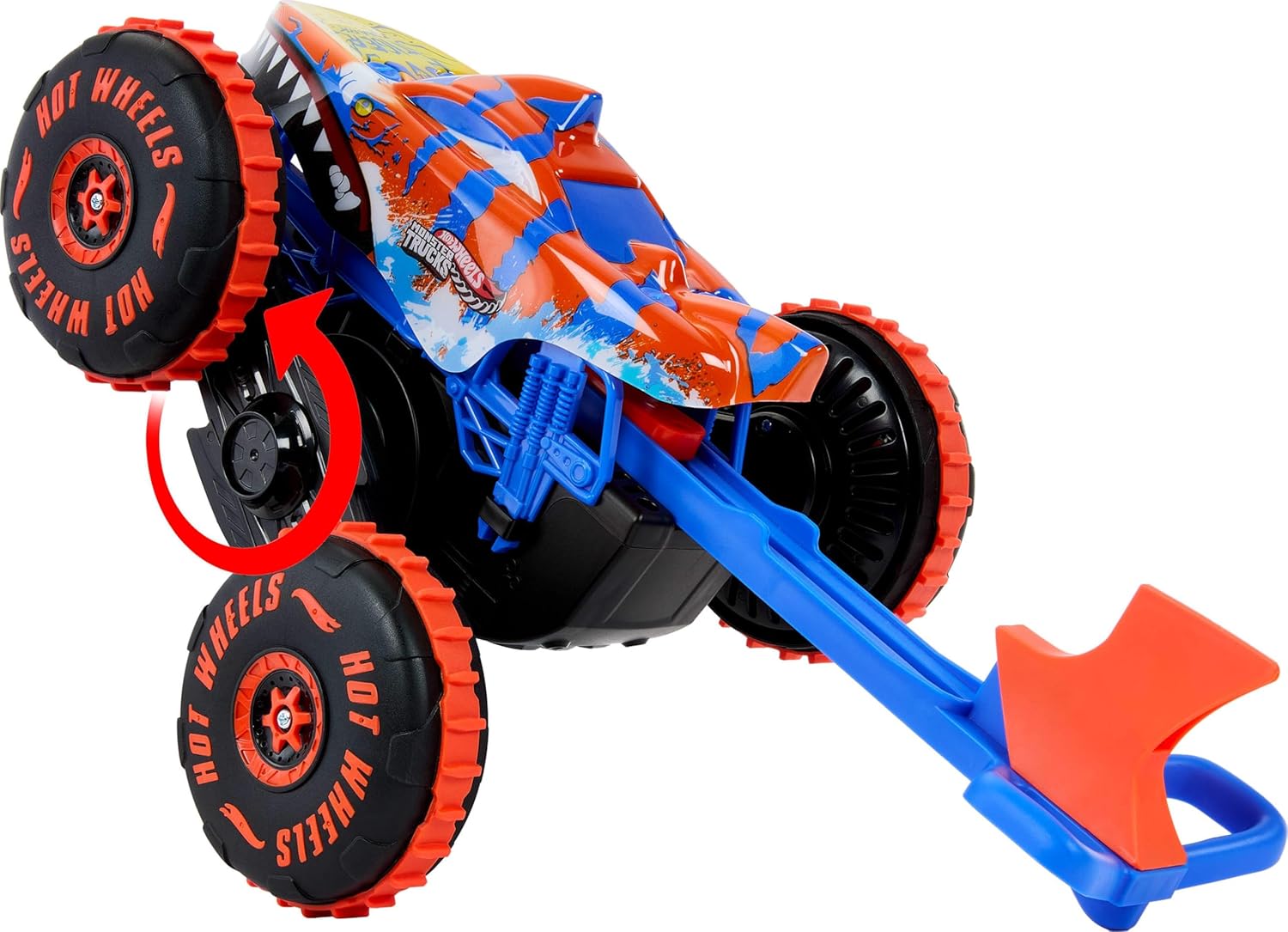 Hot Wheels Monster Trucks Tiger Shark Climber RC mit Fernbedienung JFR39 Hot Wheels Monster Trucks Tiger Shark Climber RC mit Fernbedienung JFR39