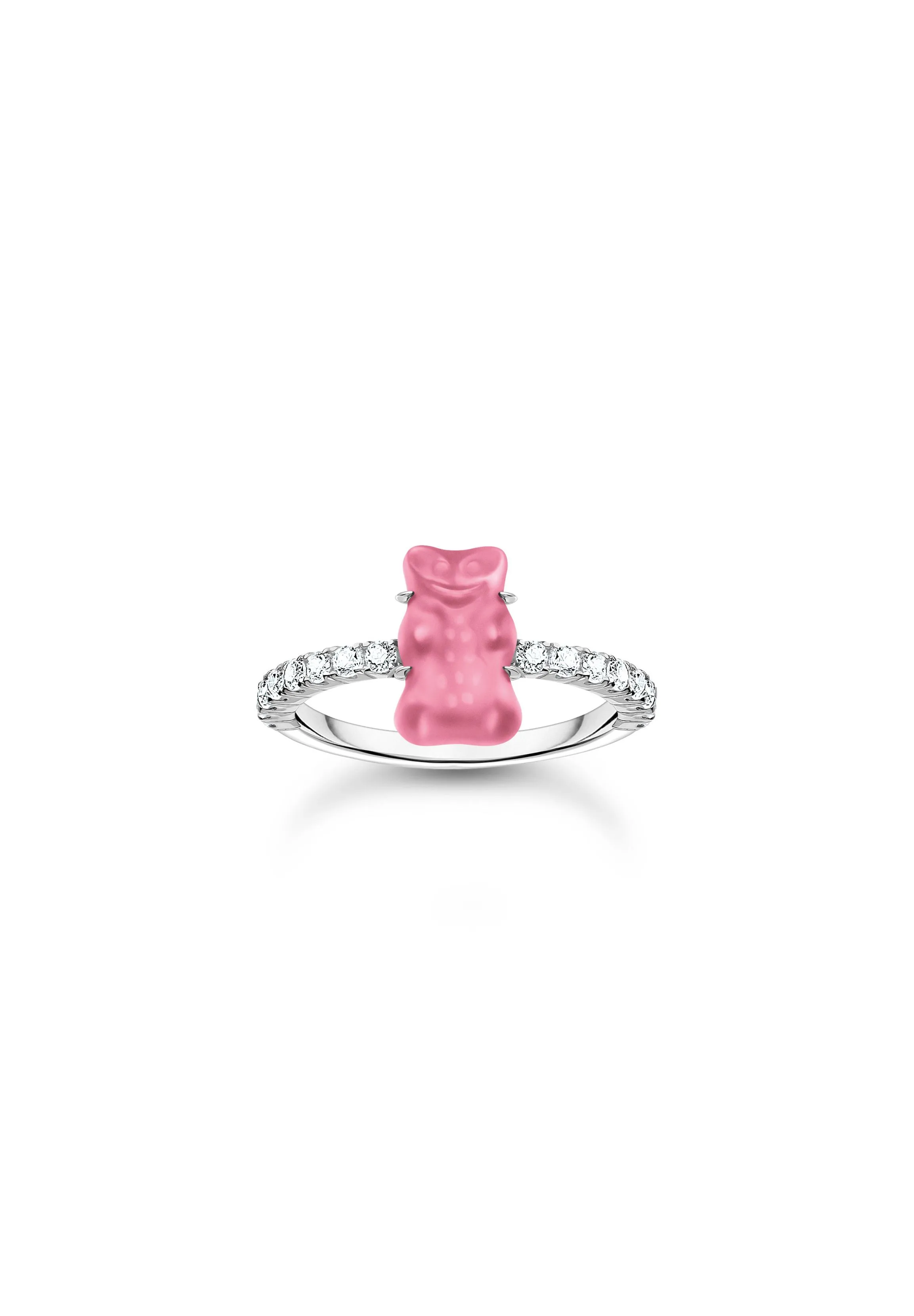 Thomas Sabo Ring Haribo Mit Mini Golbär Gr. 54 Gold Pink Silber TR2459-052-9-54