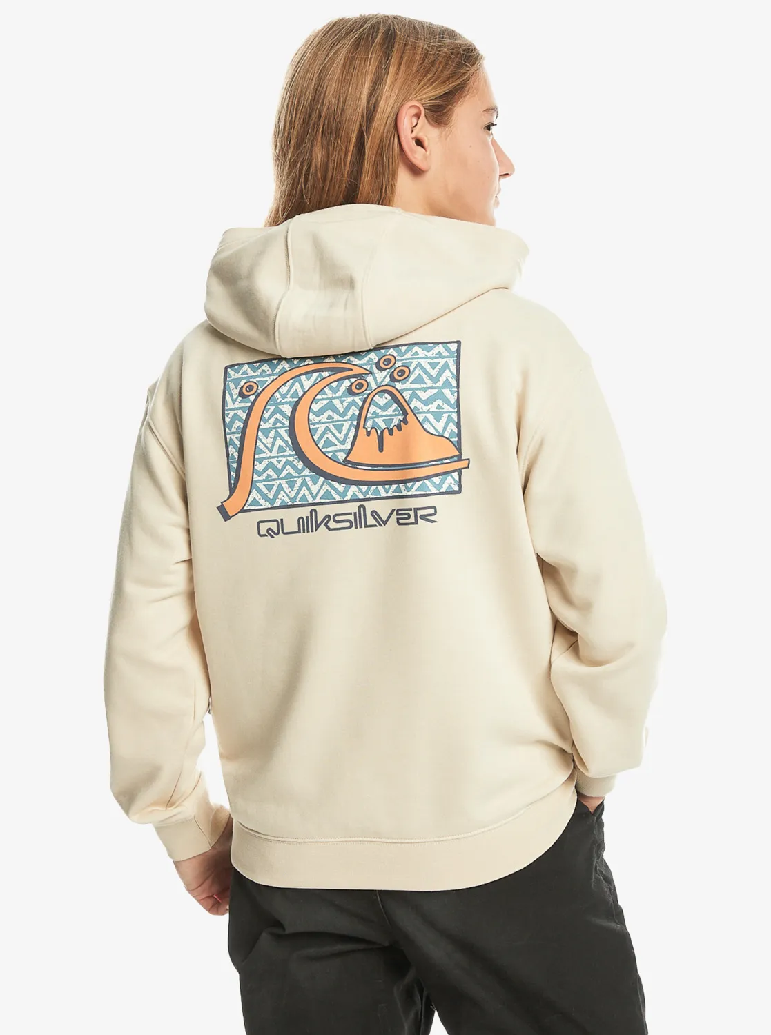 Quiksilver Drybridge - Kapuzenpulli für Jungen 8-16 Hellbeige GR. M
