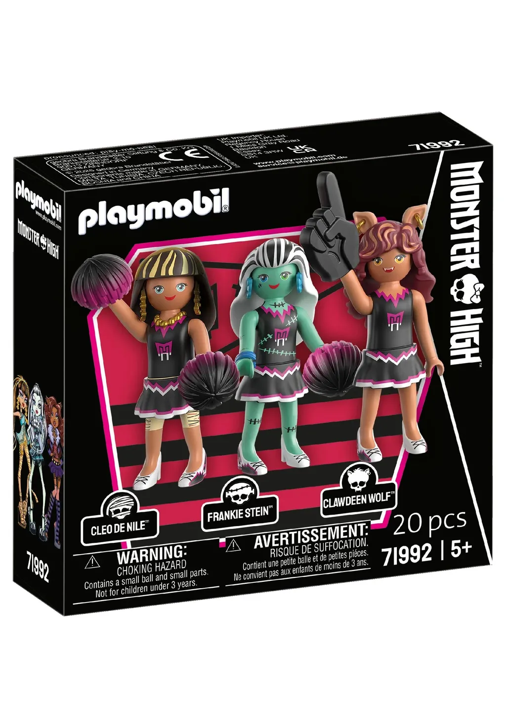 PLAYMOBIL, 71992, Monster, HighMonster-Stunden, (Fear, Squad) PLAYMOBIL 71992 Monster HighMonster-Stunden (Fear Squad)
