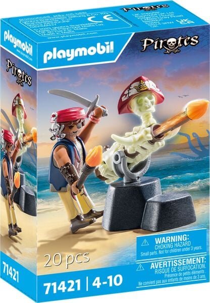 PLAYMOBIL 71421 Kanonenmeister PLAYMOBIL, 71421, Kanonenmeister, Figur, Erwachsener, Weiblich, Person, Frau