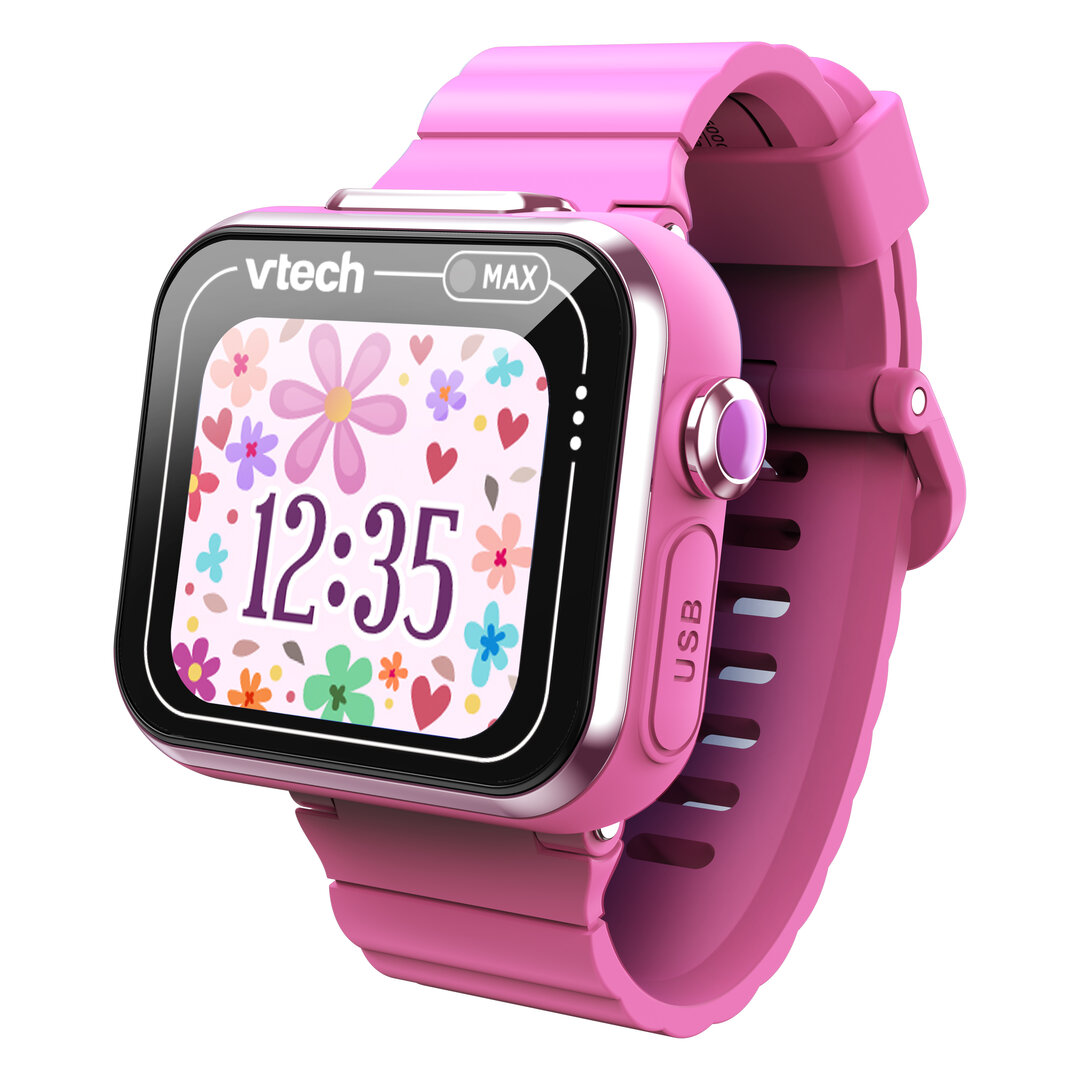 VTech KidiZoom Smart Watch MAX pink 80-531654 VTech, KidiZoom, Smart, Watch, MAX, pink, 80-531654, Armbanduhr, Arm, Person, Digitale, Uhr, Elektronik
