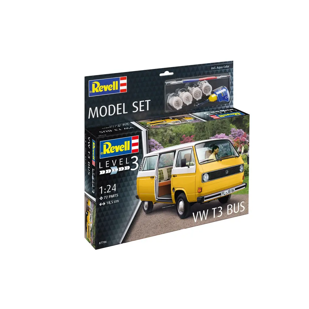 Revell 67706 VW T3 Bus – Modellbausatz 1:25