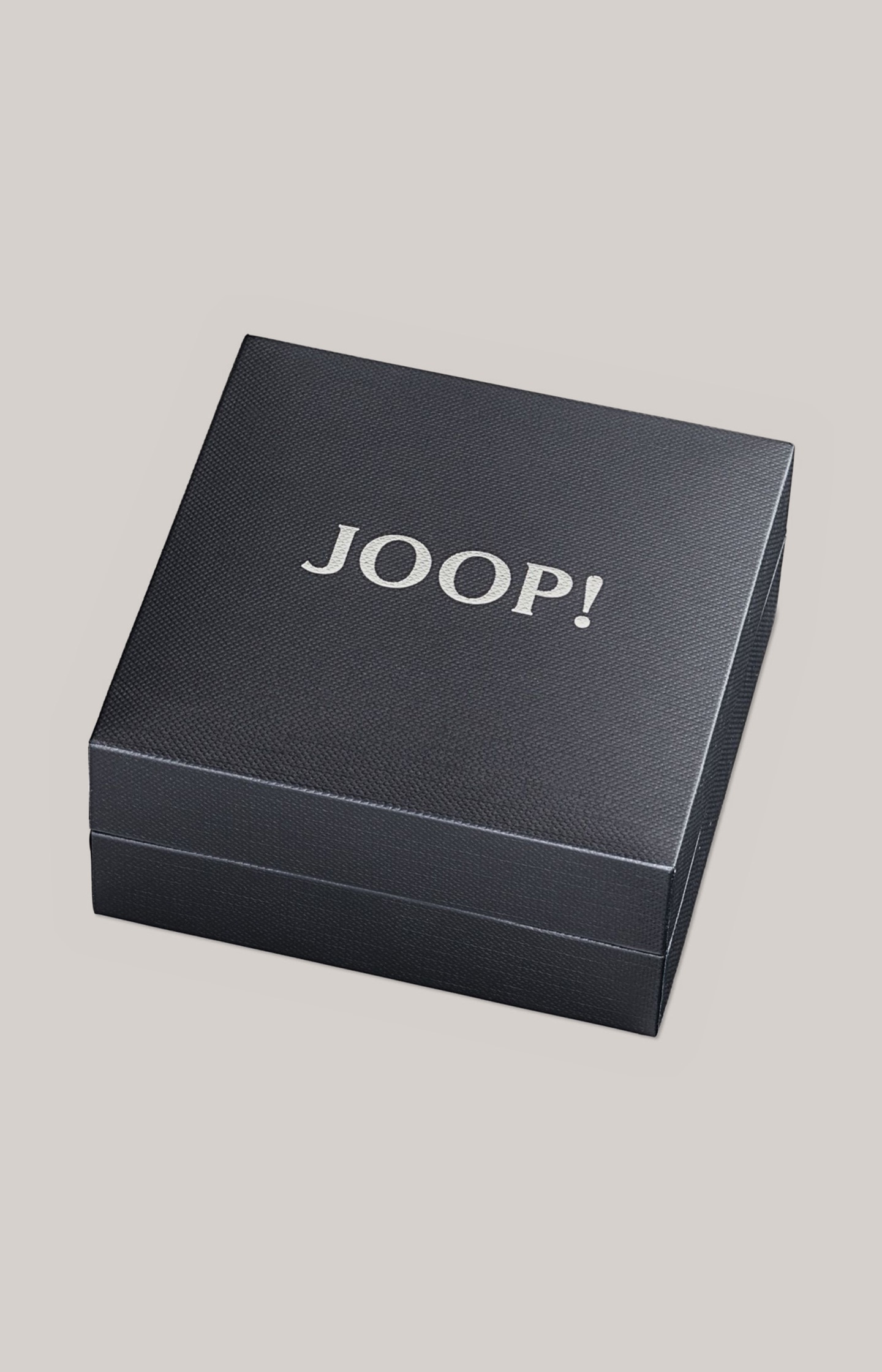 JOOP! Halskette Herren aus Edelstahl, Venezianerkette mit Anhänger und Linienstein, 55+5 cm