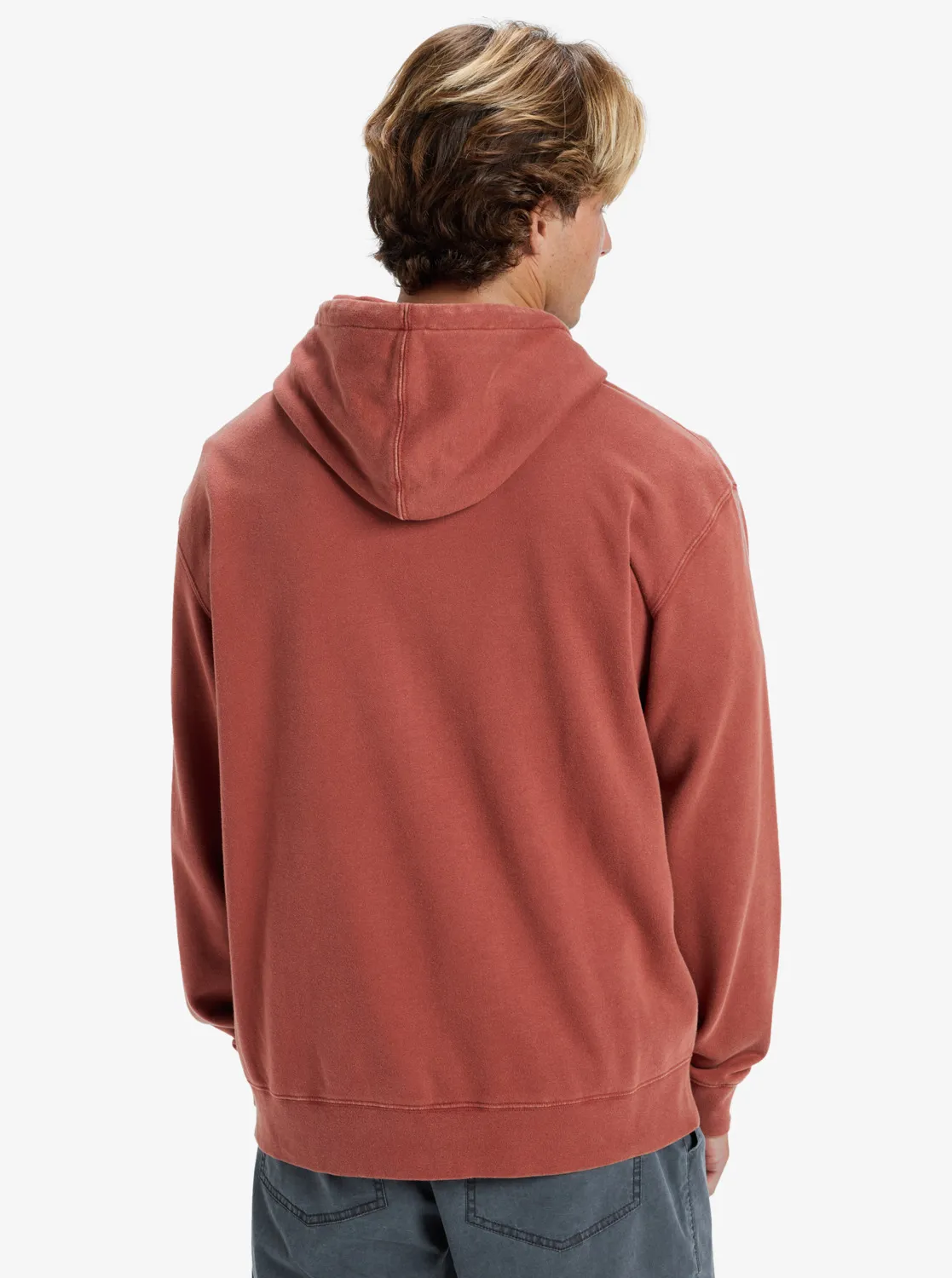 Quiksilver Salt Water - Kapuzenpulli mit Reißverschluss für Männer Terracotta GR. L
