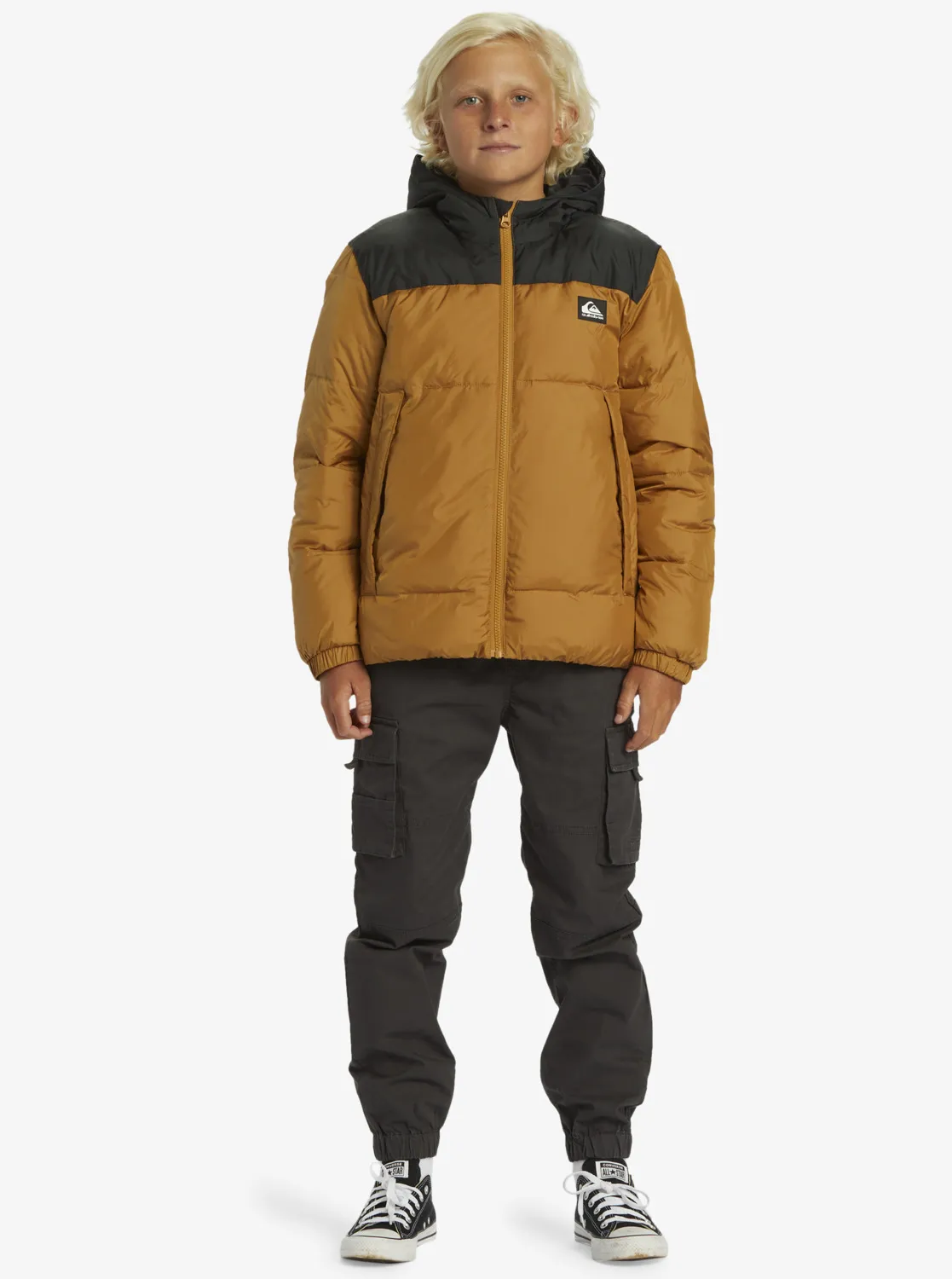 Quiksilver Cold Days - Steppjacke für Jungen 4-16 Caramel GR. M