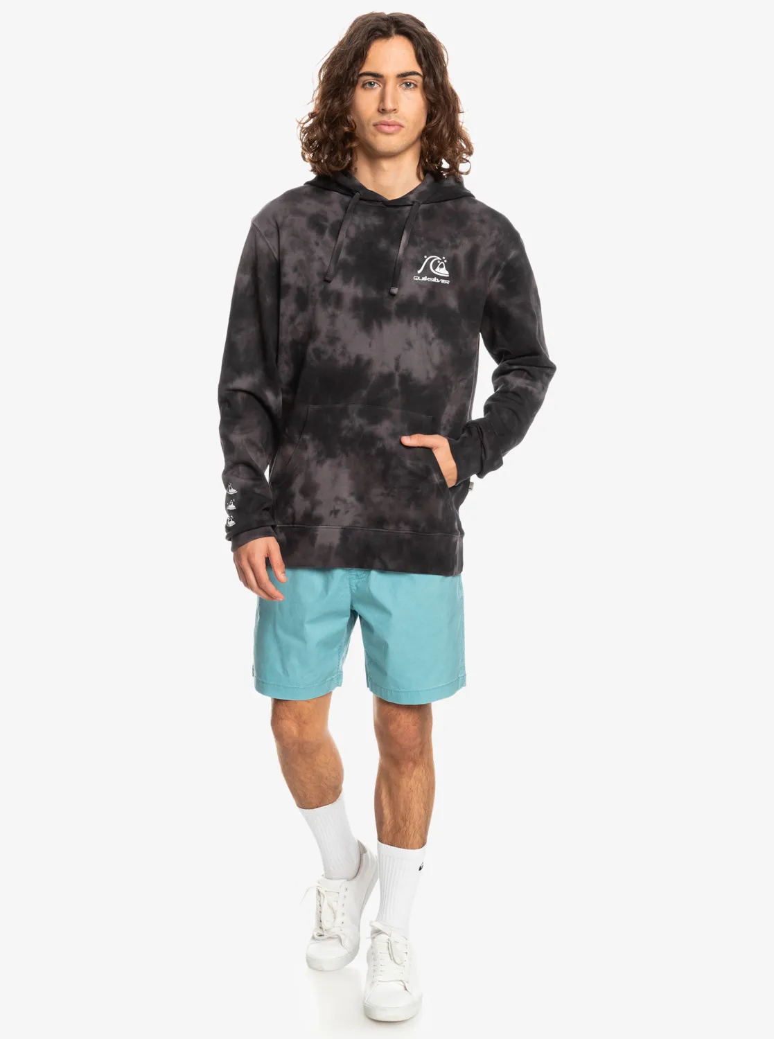 Quiksilver Cloudy - Kapuzenpulli für Männer Schwarz GR. L