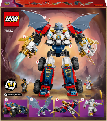 LEGO NINJAGO Zanes Ultra-Kombi-Mech 71834