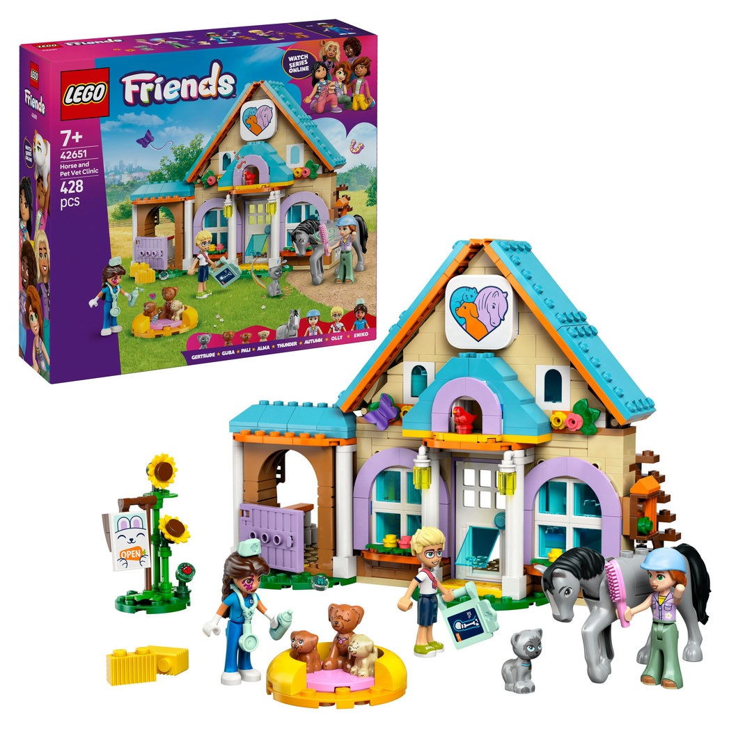LEGO® Friends 42651 Tierarztpraxis für Pferde und LEGO® Friends 42651 Tierarztpraxis für Pferde und