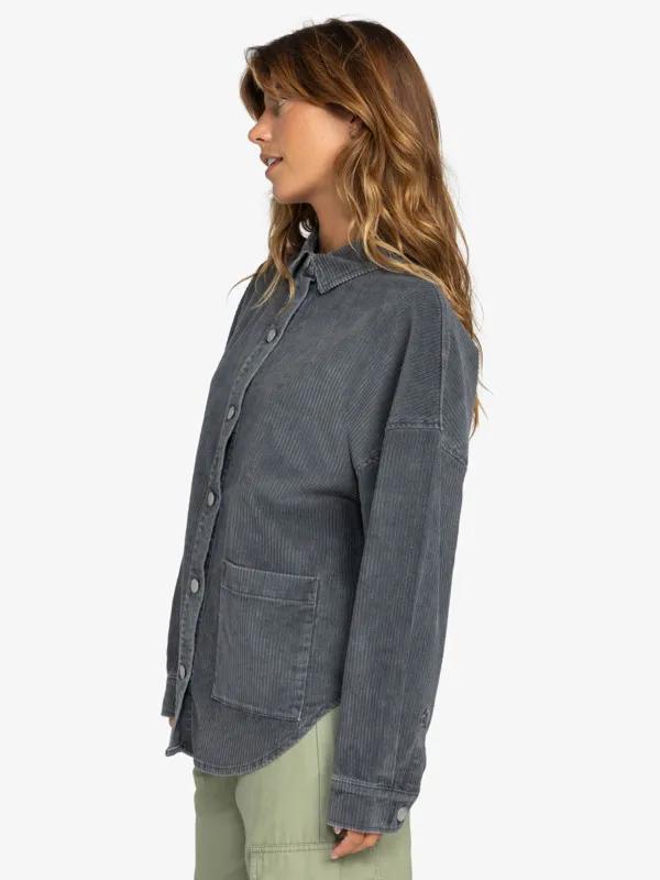 ROXY Kick Back - Kord-Hemdjacke für Frauen GR. L