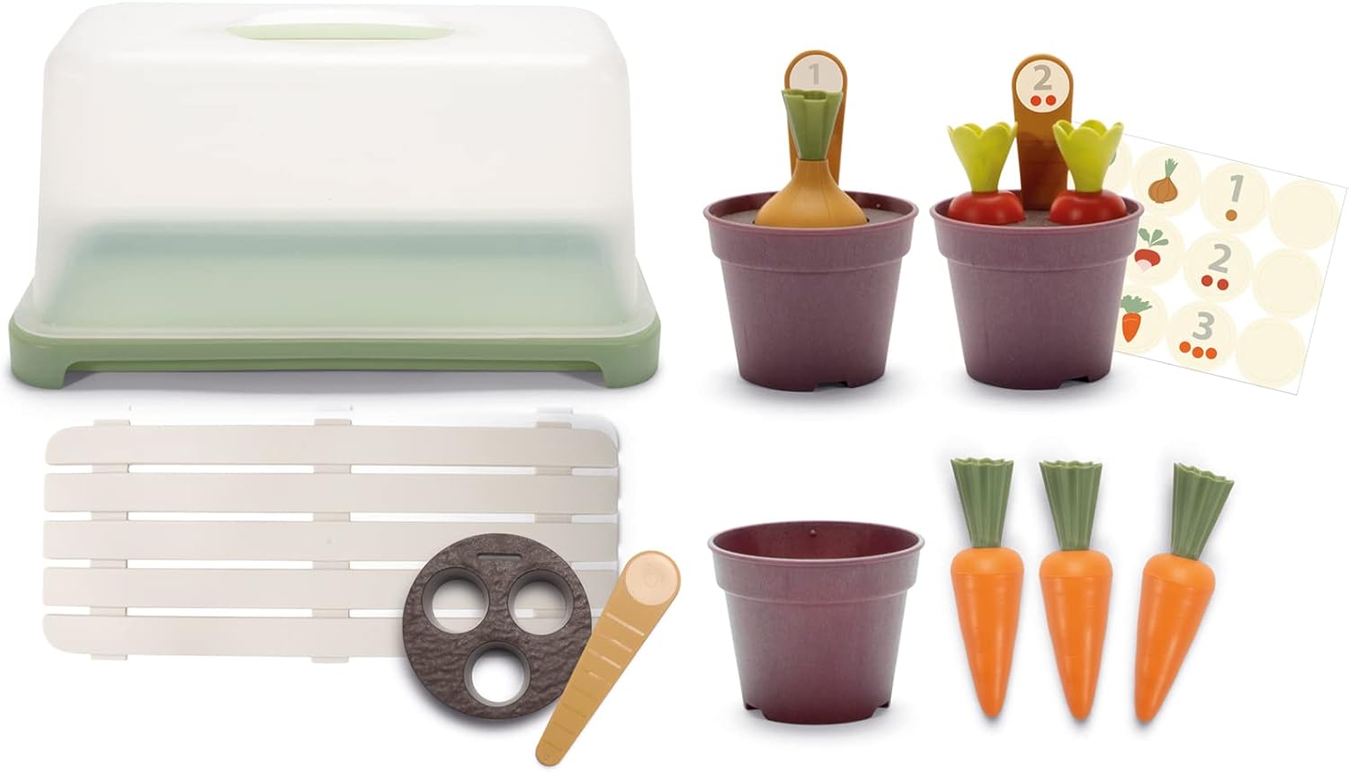 Dantoy 4725 Green Garden Mini-Gewächshaus Set - 18-teiliges Spiel- und Lernset Dantoy 4725 Green Garden Mini-Gewächshaus Set - 18-teiliges Spiel- und Lernset