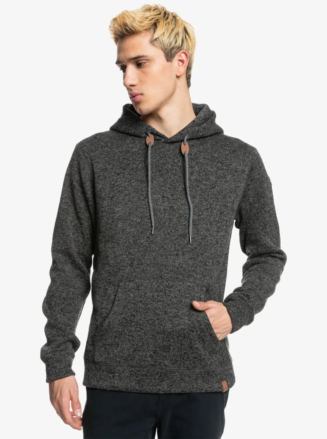 Quiksilver Keller - Kapuzenpullover für Männer Dunkelgrau GR. M
