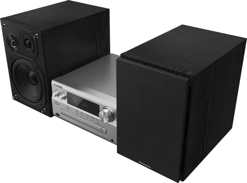 Panasonic SC-PMX802E Micro-Stereo-System Silber