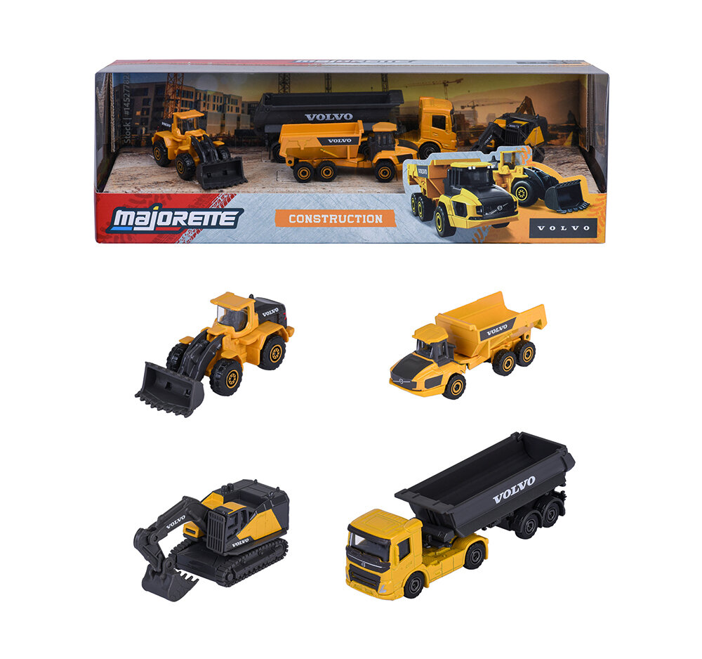 Majorette VOLVO CONSTRUCTION 4 PIECES GIFTPACK – 8503105000