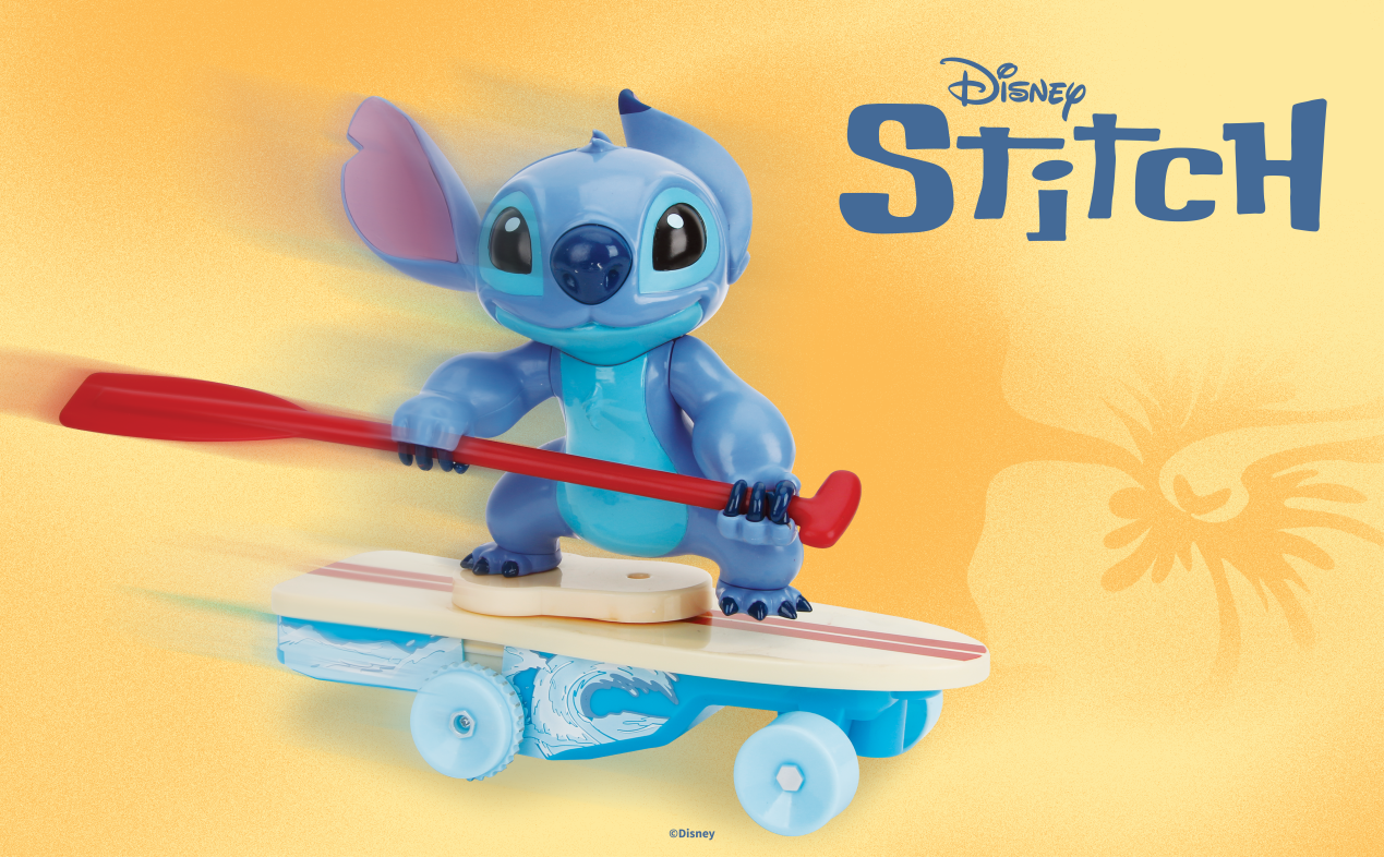Jada 253074009 RC Surfer Stitch - Ferngesteuertes Stunt-Fahrzeug 2.4 GHz