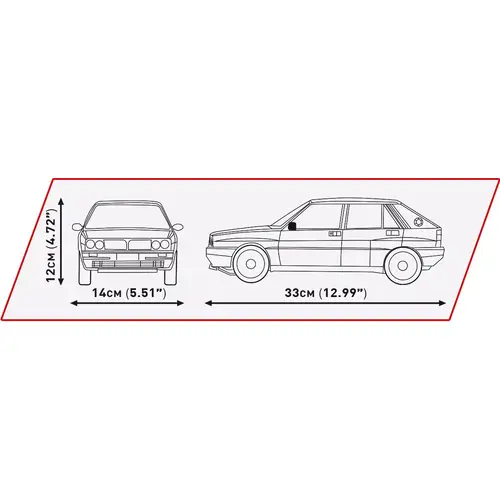 Cobi 24357 1988 LANCIA DELTA HF INTEGRALE