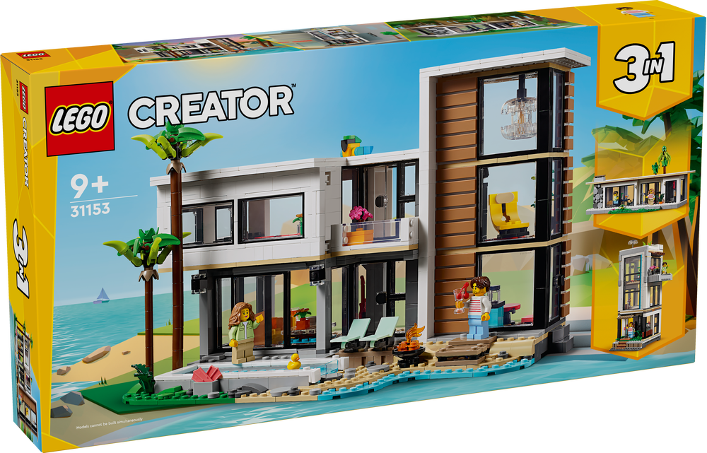 LEGO 31153 Creator Modernes Haus LEGO, 31153, Creator, Modernes, Haus, Nachbarschaft, Architektur, Gebäude, Hotel, Person