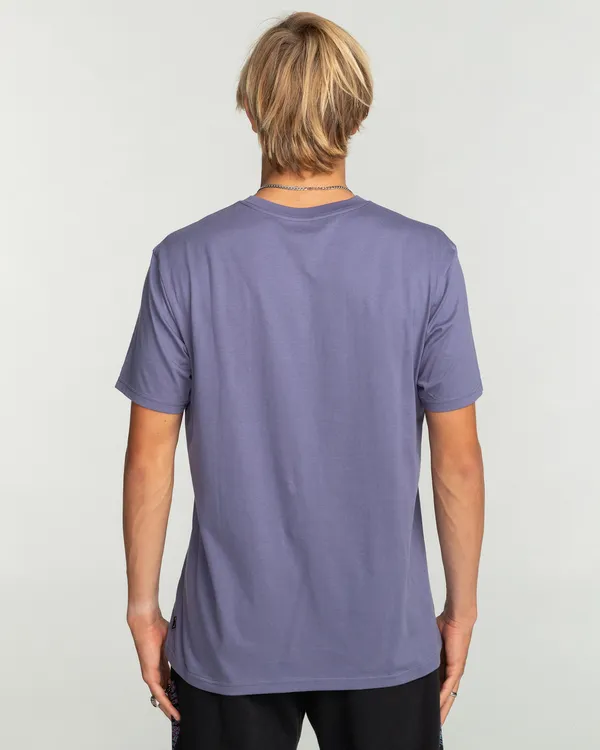 Billabong T-Shirt Herren Lila Dusty GR.ape GR. L