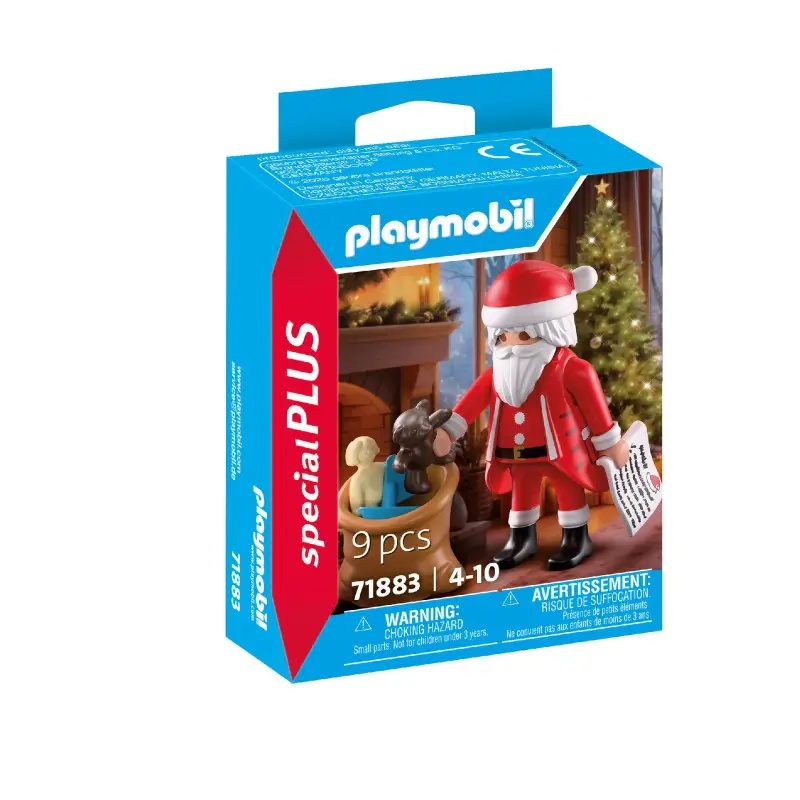PLAYMOBIL 71883 Weihnachtsmann mit Wunschzettel Festlicher Spielspaß zur Weihnachtszeit