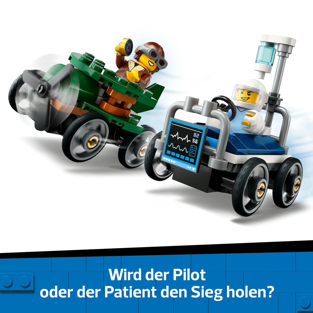 LEGO® City 60459 Flugzeug vs. Krankenhausbett