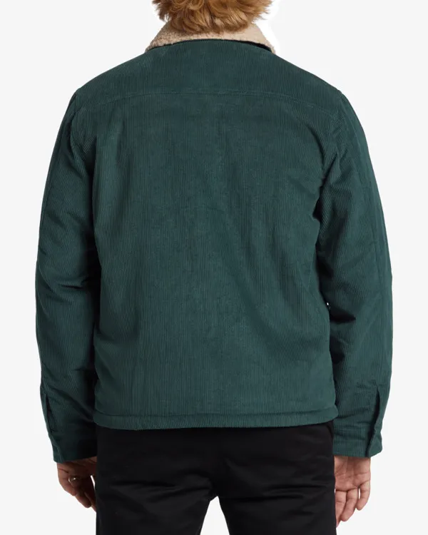 Billabong Jacke Herren Sherpa Cord Grün GR. L