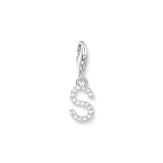 Thomas, Sabo, Anhänger, Charm-Club, 925, Sterling, Silber, Zirkonia, Weiß, 1956-051-14, Zubehor, Ohrring, Schmuck