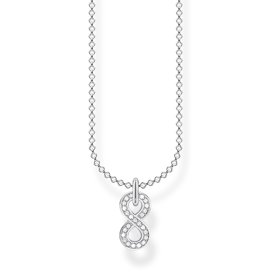 Thomas, Sabo, Kette, Infinity, Silber, Länge, 45, Cm, Ke2067-051-14, Zubehor, Schmuck, Halskette, Diamant, Edelstein
