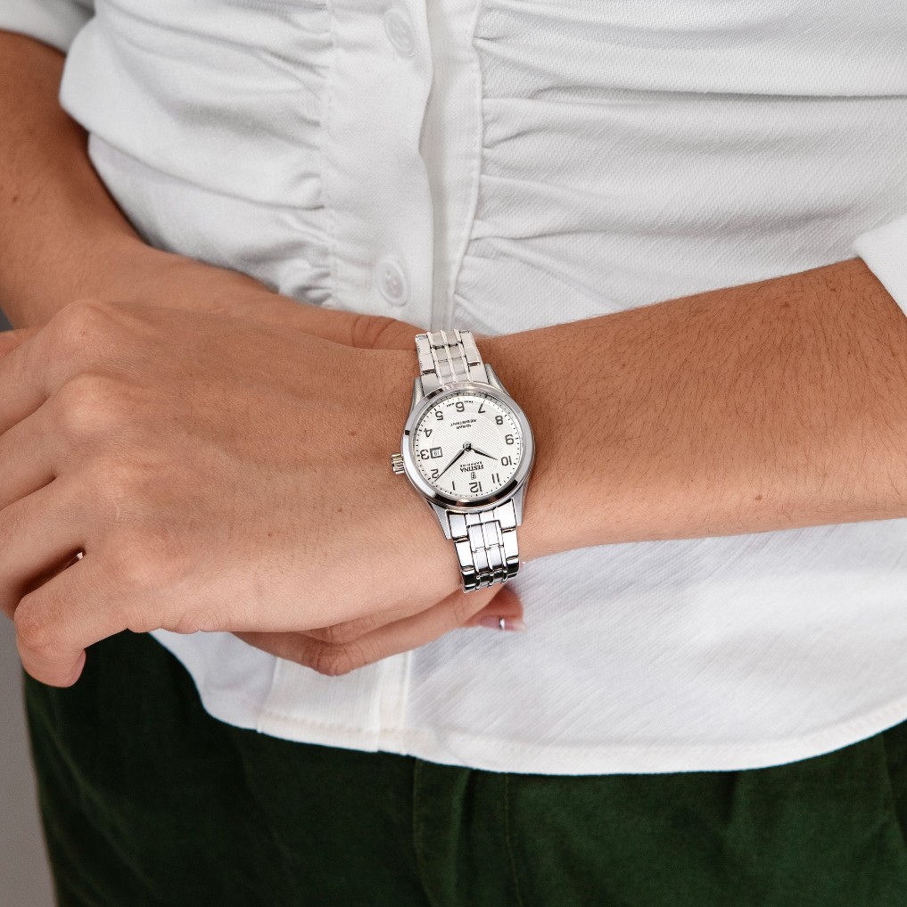 FESTINA DAMEN UHR SWISS MADE F20006/1 EDELSTAHL ARMBAND