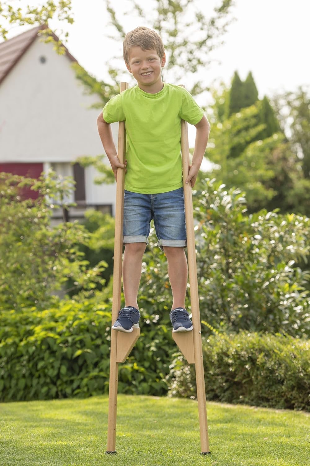 📌📌📌📌📌DONT SELL Outdoor active Stelzen aus Holz, Länge 150 cm, verstellbar