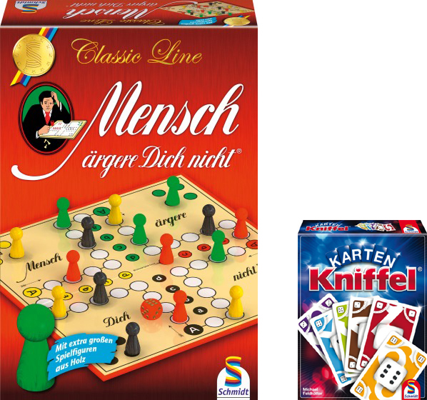 Schmidt Spiele Bundle Mensch ärgere dich nicht Classic Line plus Kniffel Kartenspiel Schmidt, Spiele, Bundle, Mensch, ärgere, dich, nicht, Classic, Line, plus, Kniffel, Kartenspiel, Person, Buch, Veröffentlichung