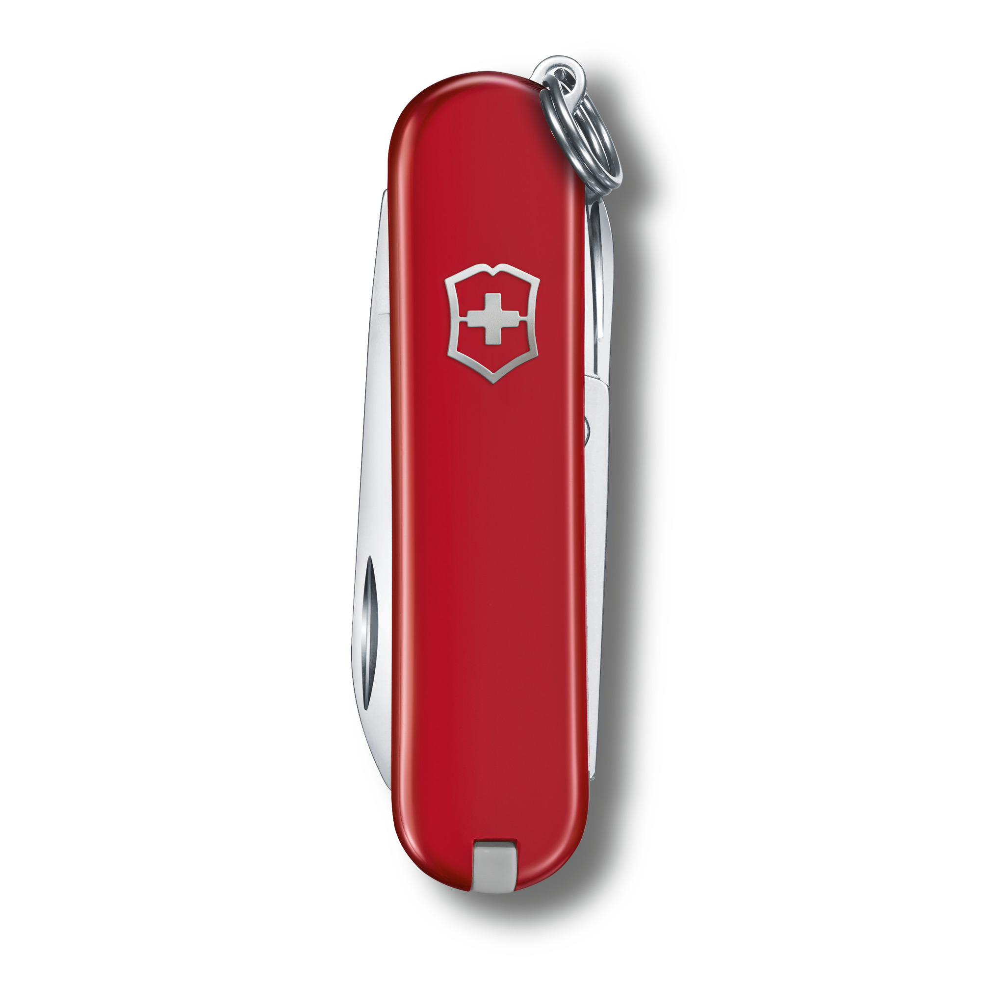 Victorinox Classic SD "Style Icon" Kompaktes Schweizer Taschenmesser für den Alltag 58 mm Rot
