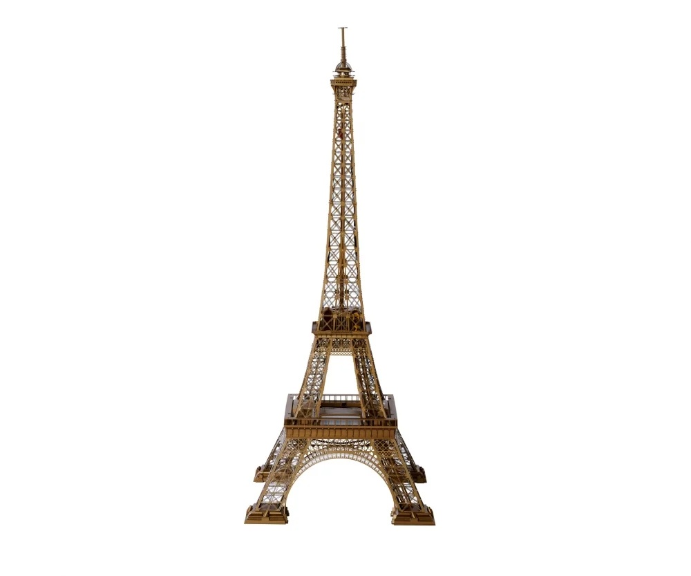 IXO 520010104 Premium Eiffelturm 1:270 Modellbausatz mit Licht & Fernbedienung Architektur, Gebäude, Turm