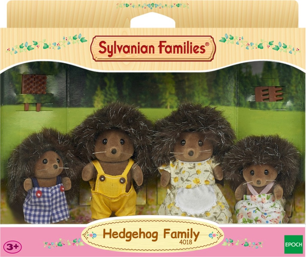 Sylvanian Families 4018 Igelfamilie von Stachel Sylvanian, Families, 4018, Igelfamilie, von, Stachel, Puppe, Spielzeug, Gesicht, Kopf, Person