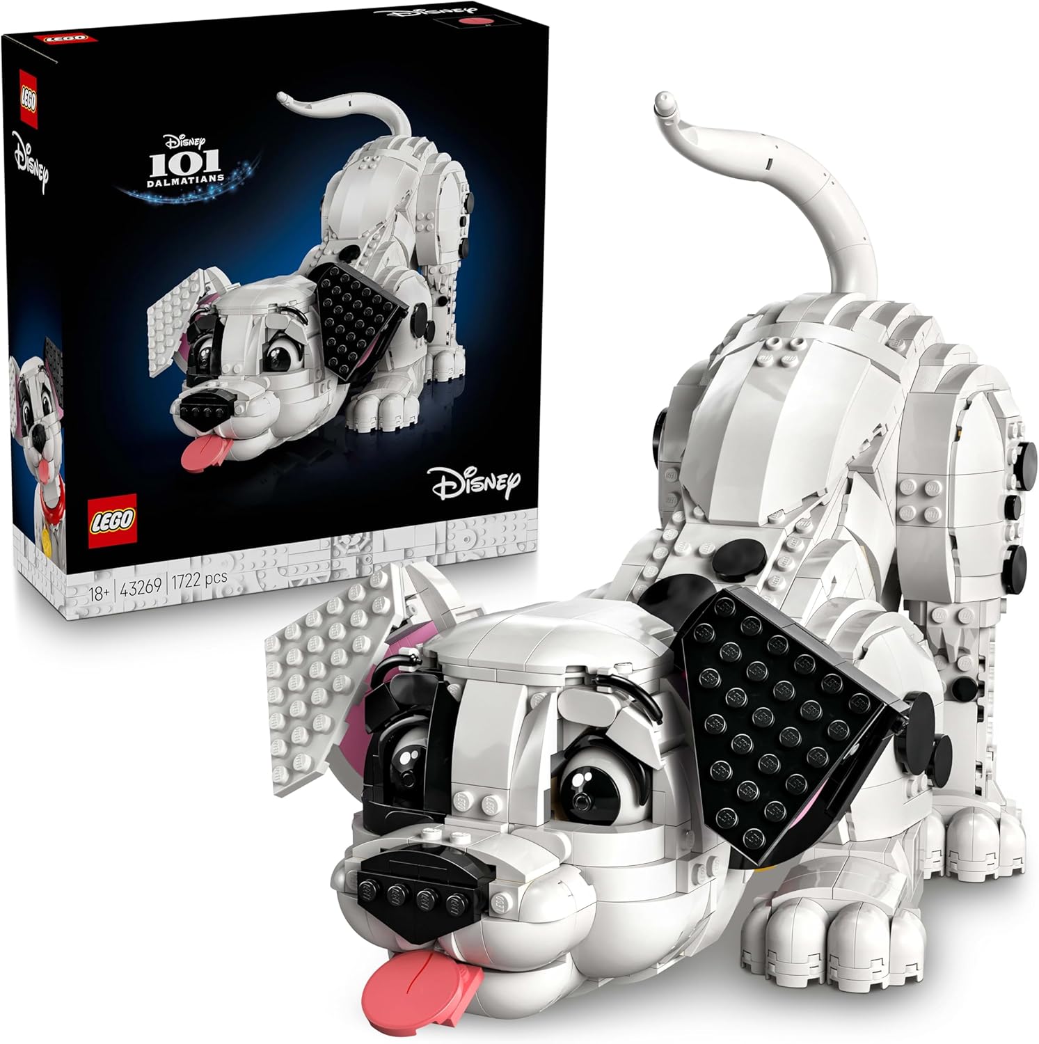 LEGO® Disney Classic 43269 Welpe aus 101 Dalmatiner LEGO® Disney Classic 43269 Welpe aus 101 Dalmatiner – Verpackung, Zubehör und Details sichtbar