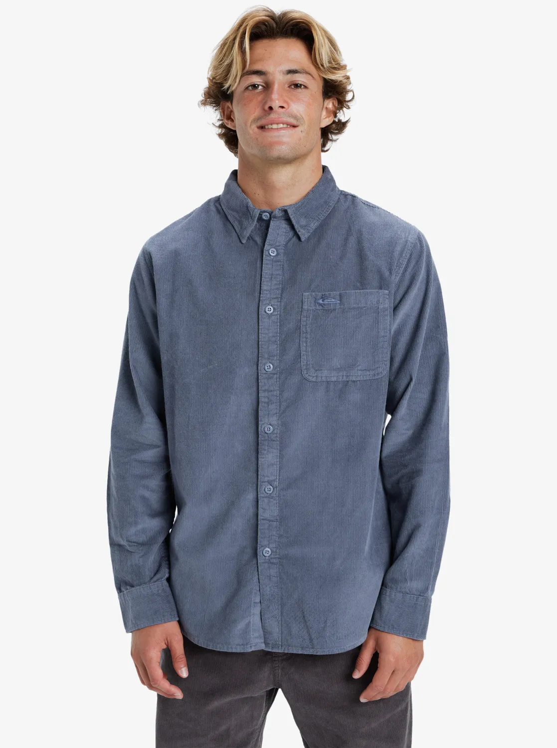 Quiksilver Smoke Trail  - Cordhemd für Männer Denim GR. L