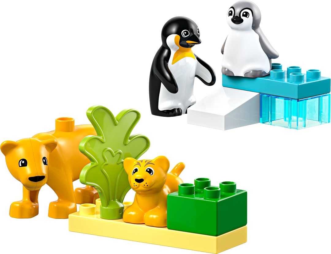 LEGO® DUPLO® Wildtier-Familien: Pinguine und Löwen 10442