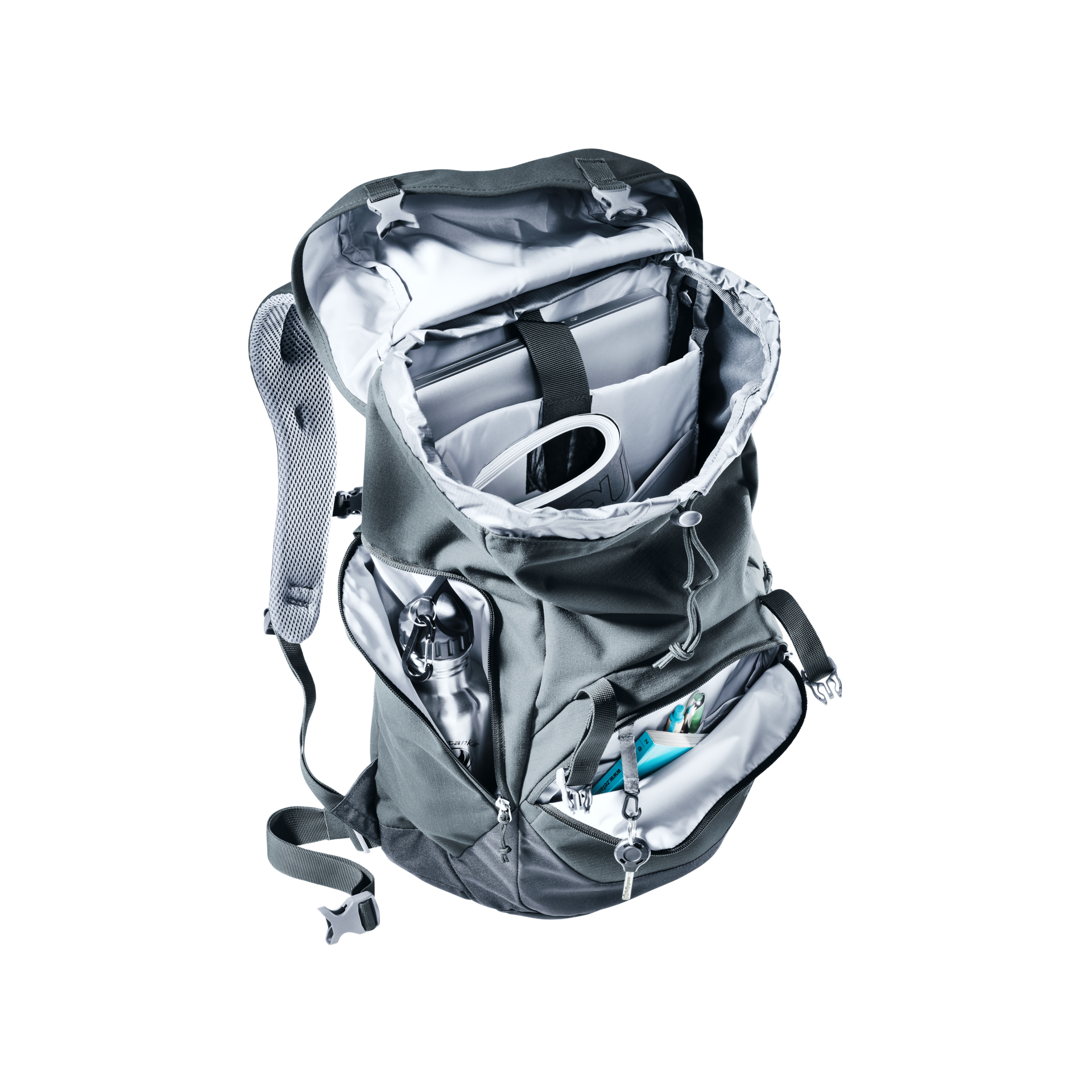 Deuter Walker 24 Lifestyle Rucksack – Stilvoll und praktisch für den Alltag Hellgrau