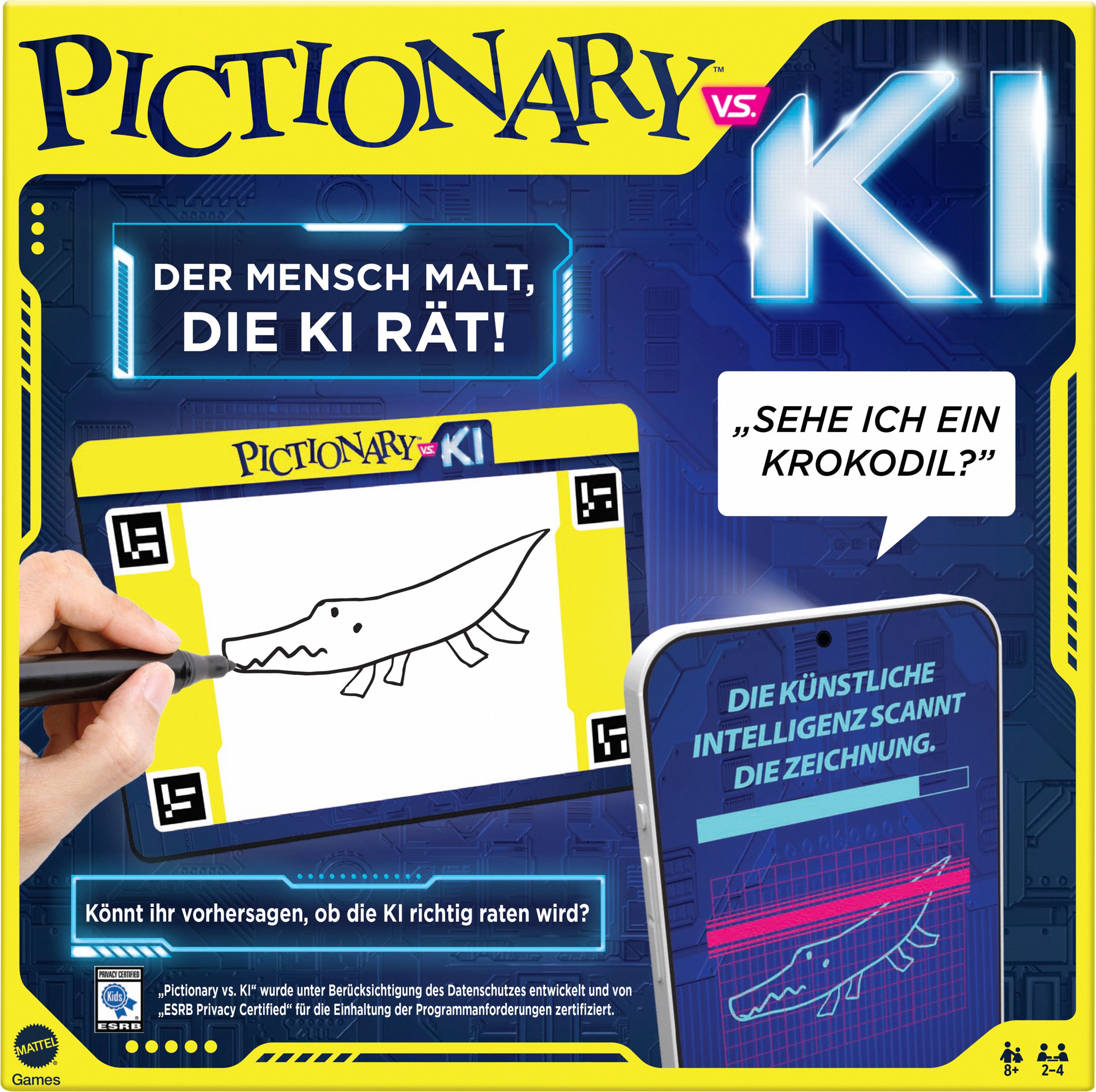 Pictionary vs KI German D Pictionary, vs, KI, German, D, Plakat