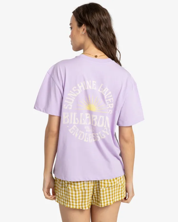 Billabong T-Shirt Damen Flieder GR. L