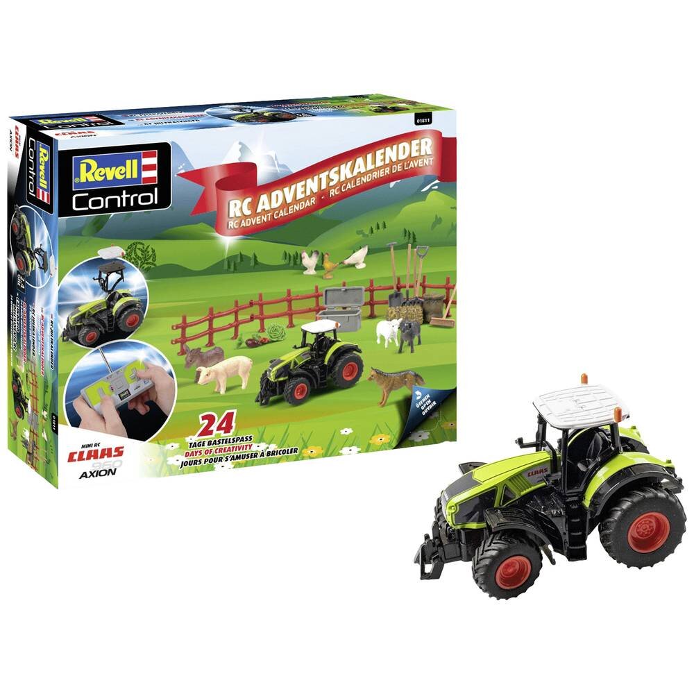 REVELL 01053 Adventskalender RC Claas Axion 960 Traktor REVELL, 01053, Adventskalender, RC, Claas, Axion, 960, Traktor, Maschine, Rad, Traktor, Transport, Fahrzeug