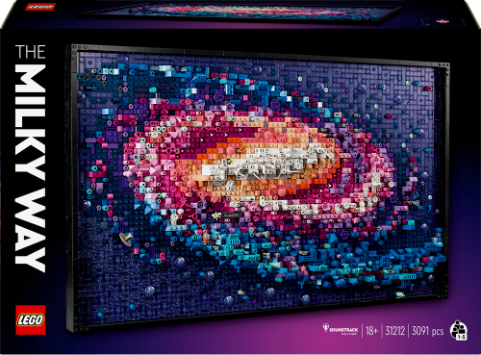 LEGO® Art Die Milchstraßen-Galaxie 31212 Kunst, Kachel, Überwachen, Bildschirm, Mosaik