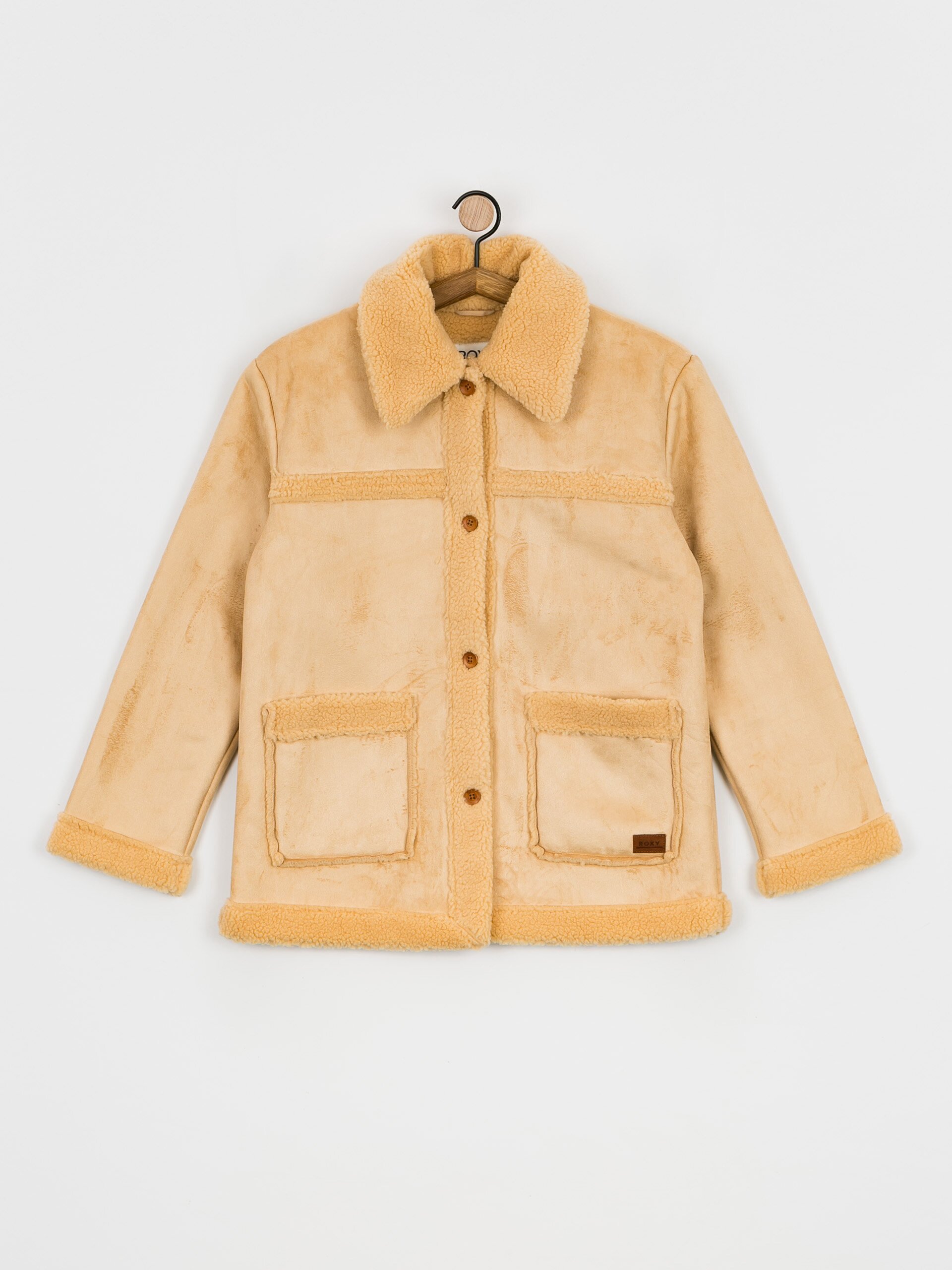 ROXY Change Of Heart - Fliegerjacke aus Sherpa für Frauen GR. L