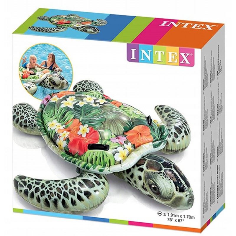 Intex Wellenreittier Schildkröte, 191x170cm, ab 3 Jahren Intex Wellenreittier Schildkröte, 191x170cm, ab 3 Jahren