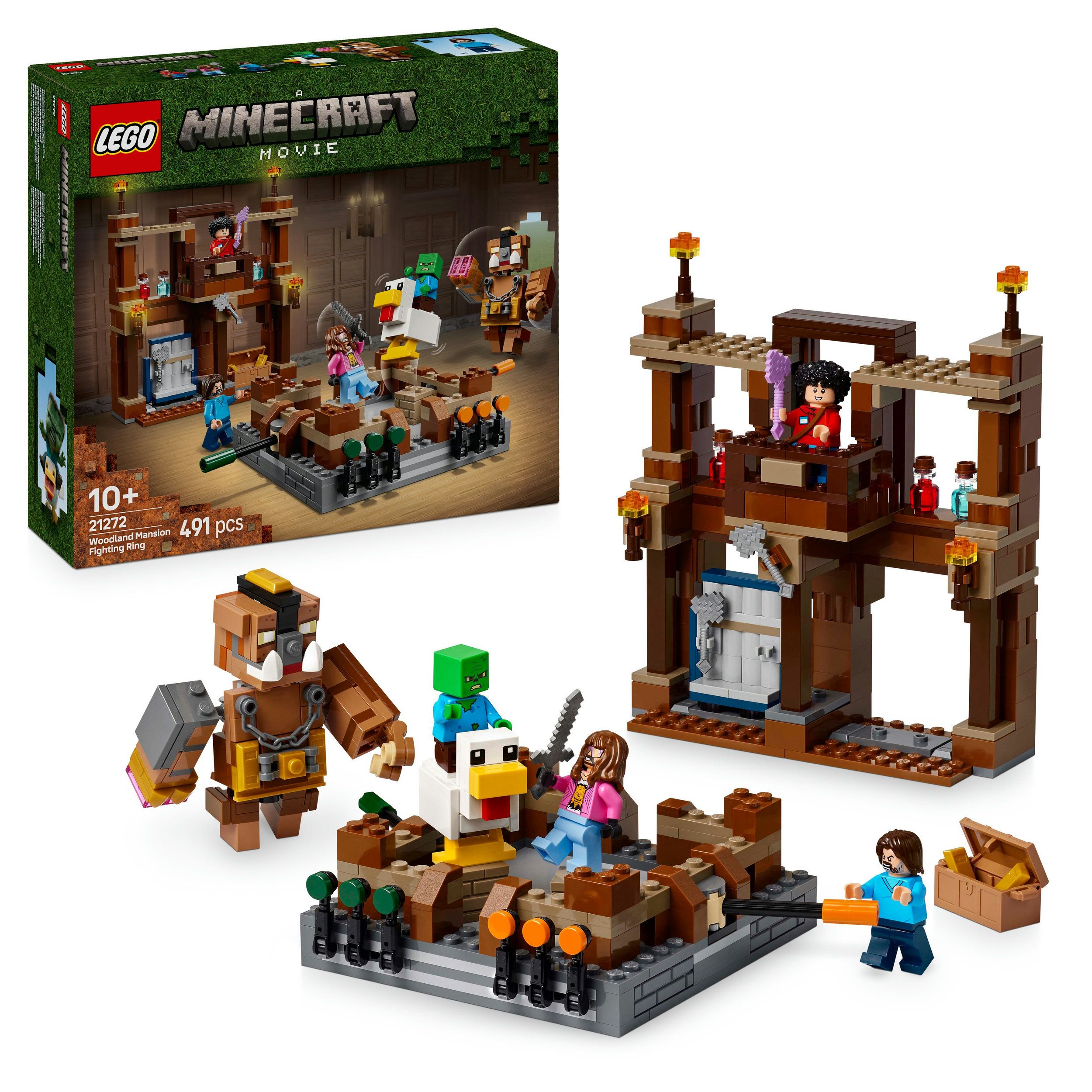 LEGO® Minecraft 21272 Waldanwesen mit Boxring Spielzeug, Person, Spielzeug, Person