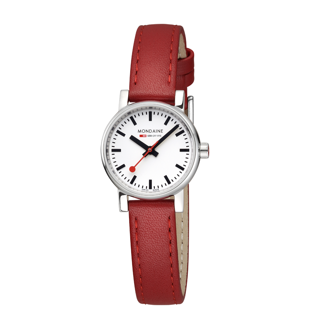 Mondaine evo2 316L Stainless steel Wiße MSE.26110.LCV Armbanduhr, Arm, Körperteil, Person