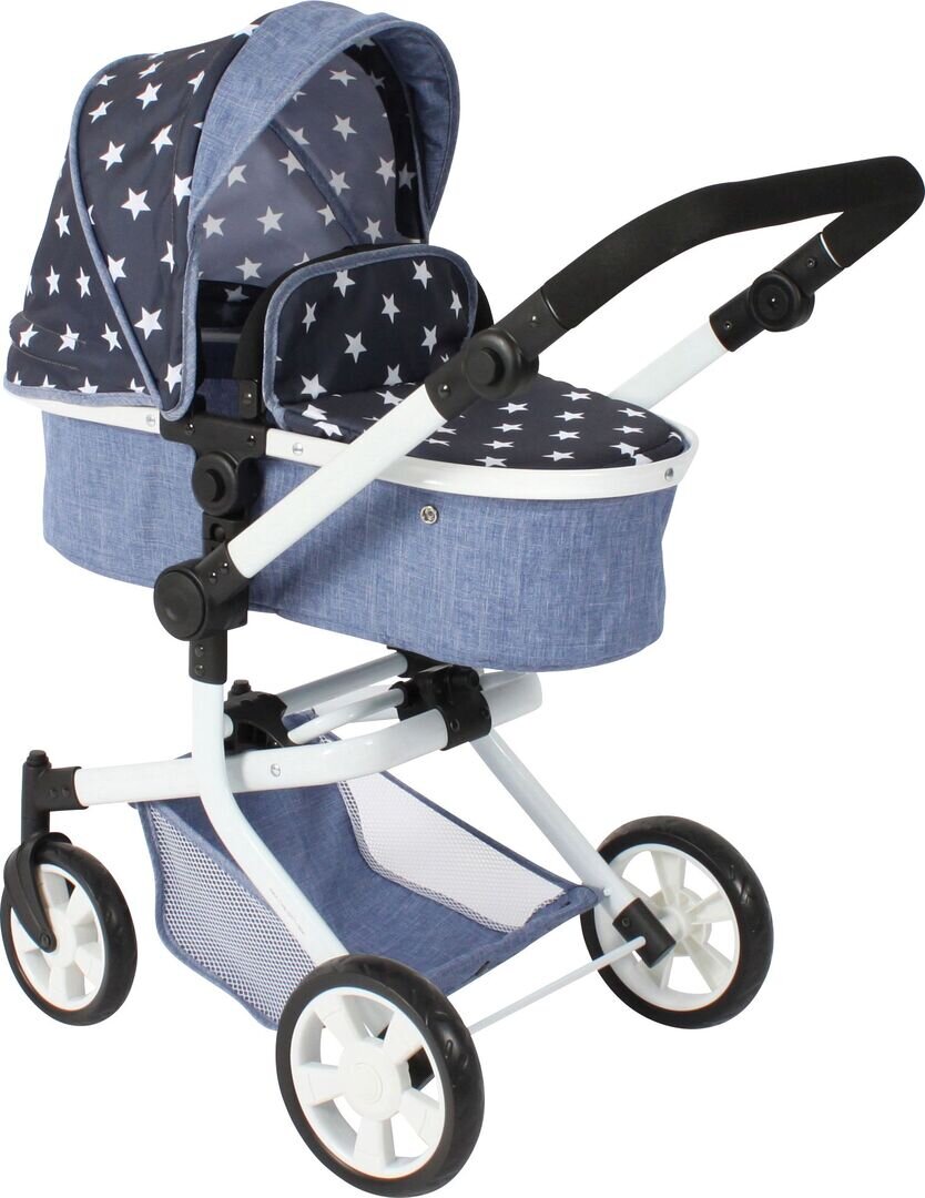 Kombi-Puppenwagen ''MIKA'' Buggy, Maschine, Rad, Bogen, Waffe, Buggy, Maschine, Rad, Bogen, Waffe, Buggy, Maschine, Rad, Bogen, Waffe