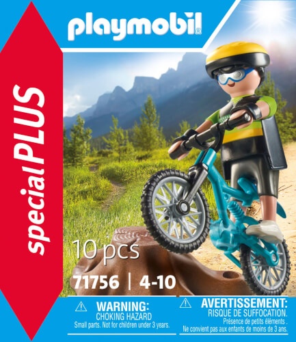 Werbung, Plakat, Person, Helm, Fahrrad