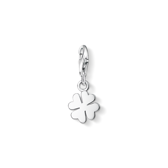 Thomas, Sabo, Anhänger, Charm-Club, Kleeblatt, 925, Sterling, Silber, Blank, 0884-001-12, Zubehor, Ohrring, Schmuck
